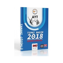 2023 Baskı (2018 Yılı AYT Tıpkı Basım) Çıkmış Sorular- Yargı Yayınları