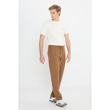 Wrangler Erkek Regular Fit Düz Paça Camel Chino Pantolon - W221266211 Kahverengi