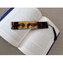 Mona Lisa Kanaviçe Kitap Ayracı