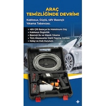 48v Şarjlı Çift Bataryalı Taşınabilir Basınçlı Oto Yı Bahçe Sulama Sı