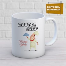 Kişiye Özel İsim Yazılabilir Master Chef Kupa Bardak Çok Renkli