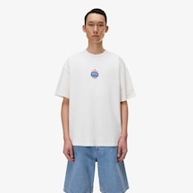Napapijri S-krous Erkek Beyaz T-shirt Np0a4g3s2061
