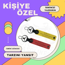Yolların Sürücülerine, İsim Plaka Ve B Rh + Kan Grubu Yazılı X2 Anahtarlık Seti, Kahve-s Kahve-ysl Çok Renkli