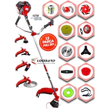 Cros Lombard İtaly Feronza 527x Yan Tipi Benzinli Ot Çalı Çim Biçme Tırpanı+ 12 Pcs Komple Bahçe Setli