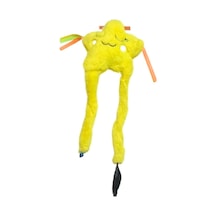 Sarı Yıldız Peluş Kedi Oyuncağı
