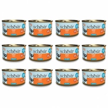 Schesir Sos İçinde Sardalyalı Yetişkin Kedi Konservesi 70 Gr 12 Adet