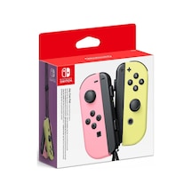 Nintendo Switch Joycon Pastel Pink Yellow Pembe Sarı Pastel