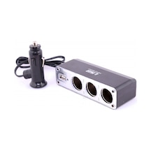 Ahmet Otomotiv Çakmak Çoğaltıcı 3 Çıkışlı + 1 Usb Çıkışlı 12V-24V