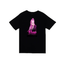 Rosé - Blackpınk - K-pop - Baskılı Unisex %100 Pamuk Siyah T-shirt SIYAH