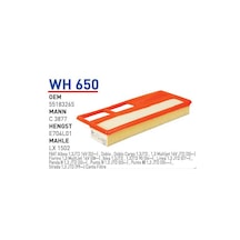 Wh650 Oem 55183265 Fiat Albea Palio Doblo 1.3 Jtd Otomobil Hava Filtre Air Filter