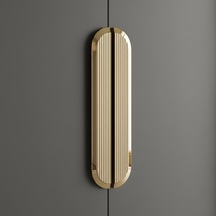 System Mobilya Kulbu Gold Renk 224mm Kulp 1 Adet Sy9064 0224 Gl Çok Renkli