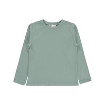 Civil Girls Civil Kız Çocuk Basic Sweatshirt Likralı Süprem Uzun Kol Okul Kreş Ve Günlük Kullanım - Yeşil Çağla Yeşili