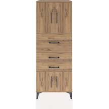 Hyperion Dolap 2 Raflı 3 Çekmeceli 4 Kapaklı 60x44x163 Çam-çam Çam