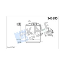 Radyatör Kalorifer Vectra C 2002-2008 9-3 2002 / Meriva A 2003-2010 Brazing