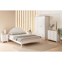 Turtle Modern Karyola Çift Kişilik, Beyaz