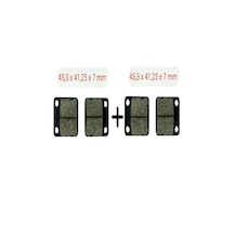 Arka Fren Disk Balatası Sfa054 Kawasaki Klx 150 L - Kx 65 Uyumlu 2 Set Yeşil