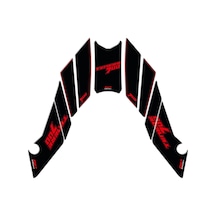 GP Kompozit Yamaha Tenere 700 2019-2022 Uyumlu Tank Pad Seti Kırmızı