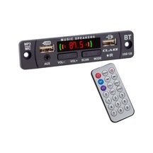 Usb-128 Usb-mıc-aux-bluetooth Kumandalı Çevirici Dijital Player Board