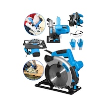 Dragro DRG-4200TSTR 4200 W Lazerli Bakir Sargili Metal Şanzıman Daire Testere Mavi Dragro DRG-4200TSTR 4200 W Lazerli Bakir Sargili Metal Şanzıman Daire Testere Mavi