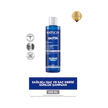 Bioxcin Biotin Şampuan 300 ml - Tüm Saç Tipleri Için Sağlıklı Saç ve Deri Şampuanı Günlük Kullanım