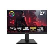 Rampage Miracle MC27RQ180 27'' 1 Ms 2K Pivot Ips 180 Hz Oyuncu Monitörü (Outlet)