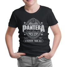 Pantera - Stronger Than All Siyah Çocuk Tshirt