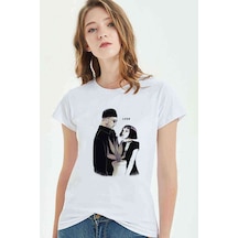 Leon & Mathilda Sevginin Gücü The Baskılı Beyaz Kadın Tshirt (534816884)