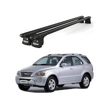Trio-ı Kia Sorento 2007-2009 Uyumlu Siyah Kilitli Ara Atkı 120cm Port Bagaj Tavan Barı