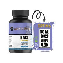 Optima Base 100 Ml Vg Pg 80-20 0 Mg/ml Bitkisel Gliserin Base E422