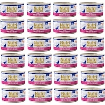 Nutri Feline Kitten Tavuk Etli Ve Ton Balıklı Tahılsız Yavru Kedi Konservesi 70 G X 24 Adet