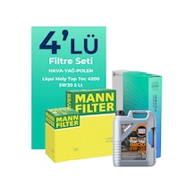 Mann Mercedes Cla200 Filtre Bakım Seti Liqui Moly Motor Yağlı (2019-2024) 4 Lü -