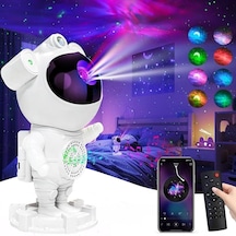 Sunup Sn-30764 Astronot Galaxy Projektör Gece Lambası Uzaktan Kumandalı Bluetooth Hoparlörlü Diğer