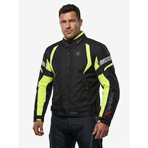 Xspeed Malibu 4 Mevsimlik Korumalı Motosiklet Montu Yeni Sezon Neon