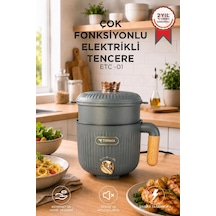 Torima ETC01 Çok Fonksiyonlu Elektrikli Tencere 1.6 L Buharlı Yağda Pilav Yemek Pişirme Makinesi