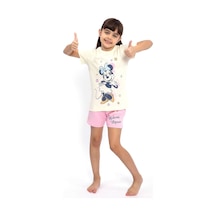 Minnie MouseD4641-3  Kız Çocuk Şort Takımı