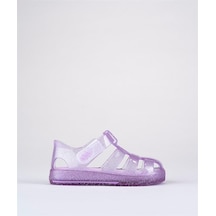 İgor Star Glitter Bebek Çocuk Sandalet Ayakkabı Simli Mor S10265-212 Mor