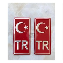 Tr Plaka Sticker 2'Li - Türkiye Plaka Sticker - Türkiye 464053811