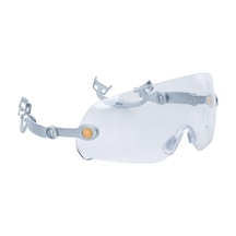 Deltaplus Fuego İnşaat Kaskı Üzerinde Kullanım İçin Şeffaf Koruyucu Gözlük