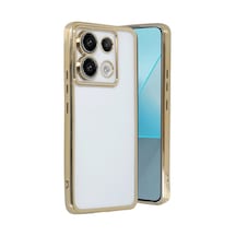 Redmi Note 13 Pro 4g Kılıf Razer Lensli Silikon - Gold Bz8683140838683