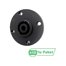 Losen Ld4017 Speakon Soket Konnektör Yuvarlak 10 Lu Paket