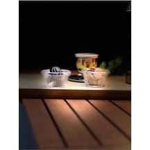 Reçellik Ve Kahve Yanı Kasesi,sosluk,sunumluk Mini 6lı Şeffaf Renk Açık