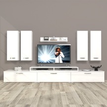 Decoraktiv Ekoflex 8d Slm Tv Ünitesi Tv Sehpası Beyaz