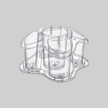 Papatya Masa Üstü Kaşıklık Şeffaf Royaleks-e227 Çok Renkli