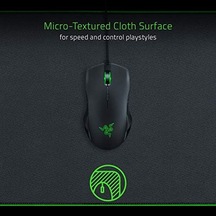 Goliathus Extended Chroma - Rgb Aydınlatmalı Ekstra Büyük Yumuşak Xxl Oyun Faresi Altlığı Kablo Tutucu, Kumaş Yüzey, Kapitone Kenar, Tüm Fareler İçin Optimize Edilmiş Siyah