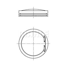 Mahle 0010700 Pıston + Segman Std. M111.9, 90,91mm W202 96 97 W210 95 97 W163 98 05