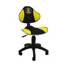 Mobilyakeyfi Comodo Mini Plastik Ayaklı Çalışma Koltuğu-Sarı-9550B0113