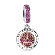 Fubena Sarı - Pembe Halka Sallantılı Charm