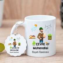 Çevre Mühendisi Kupa Bardak Ve Anahtarlık