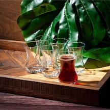Feyzade Demet 6'lı Çay Bardağı - 135 Ml Beyaz - 58407696 Beyaz