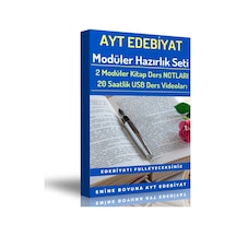 2024 Ayt Edebiyat Modüler Kitap Seti 2 Kitap + 20 Saatlik Görüntülü Anlatım